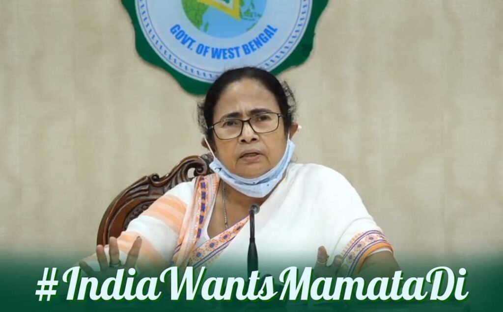 India wants mamata di trending on twitter