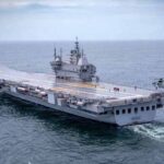 প্রথম সমুদ্রে ভাসল সম্পূর্ণ ভারতে তৈরি প্রথম বিমানবাহী যুদ্ধজাহাজ ins vikrant