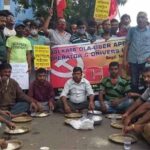 জালানির মূল্যবৃদ্ধির প্রতিবাদে বিক্ষোভ দেখাল বাম শ্রমিক সংগঠন citu পরিচালিত ক্যাব চালকরা