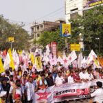 শিলিগুড়িতে বামপন্থী যুব সংগঠন dyfi এর ডাকে উত্তরকন্যা অভিযানে ধুন্ধুমার