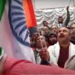 দলীয় কার্যালয়ে উত্তোলন হল উল্টো জাতীয় পতাকা, উত্তোলন করলেন dilip ghosh