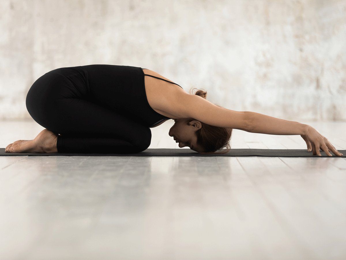 Child's pose (balasana)