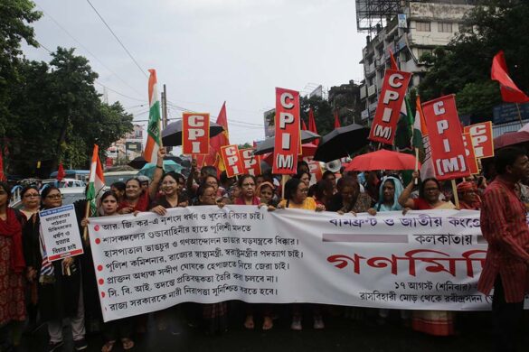 Left and civic organizations rally to protest against RG tax incident
