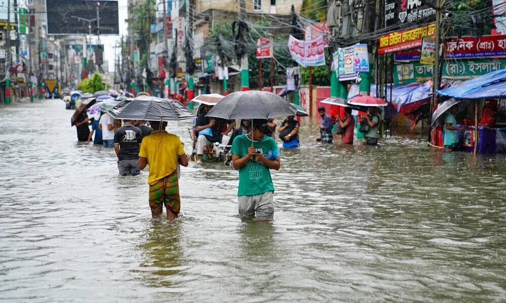 They blamed india for the terrible floods in bangladesh