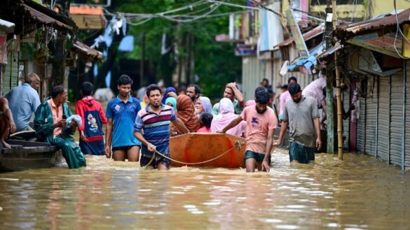 They blamed India for the terrible floods in Bangladesh