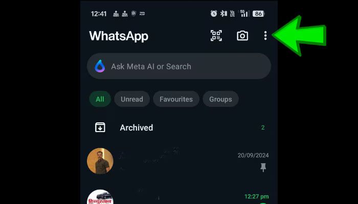 Check if someone else is using your whatsapp account