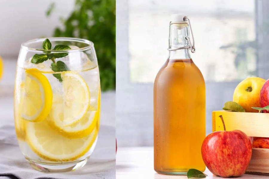 Which works better between apple cider vinegar and lemon water to reduce belly fat naturally?