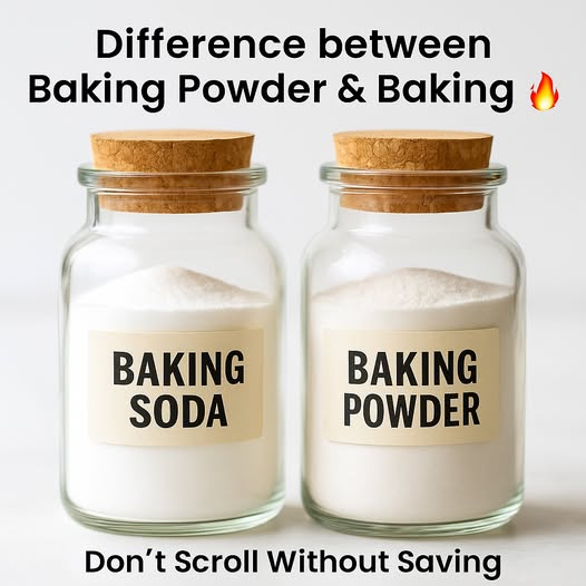 What is the difference between baking soda and baking powder? Learn how to use them correctly
