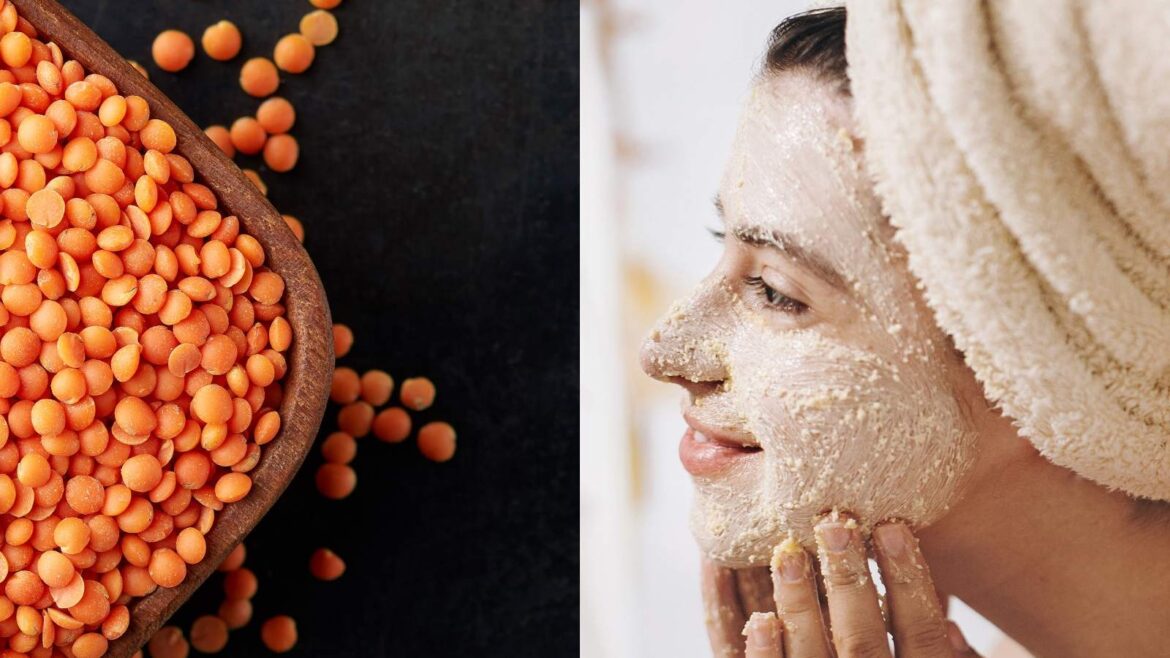 Apply a lentil face pack at home to get a natural glow on your face.