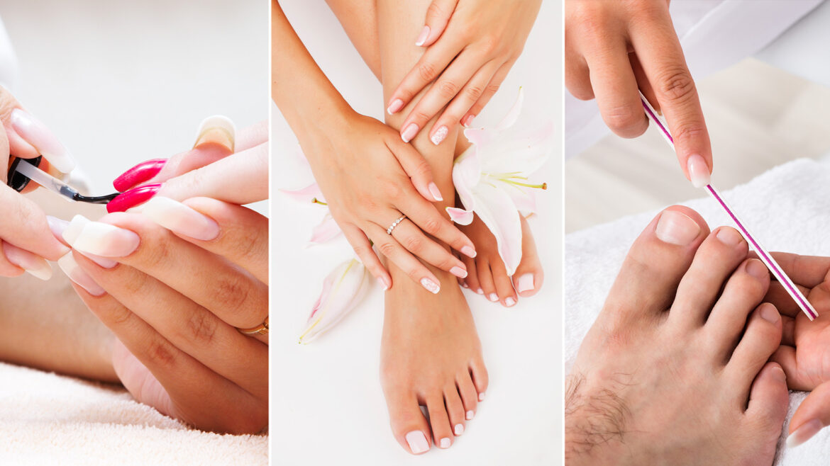 You can do a pedicure at home, just like in a beauty parlor