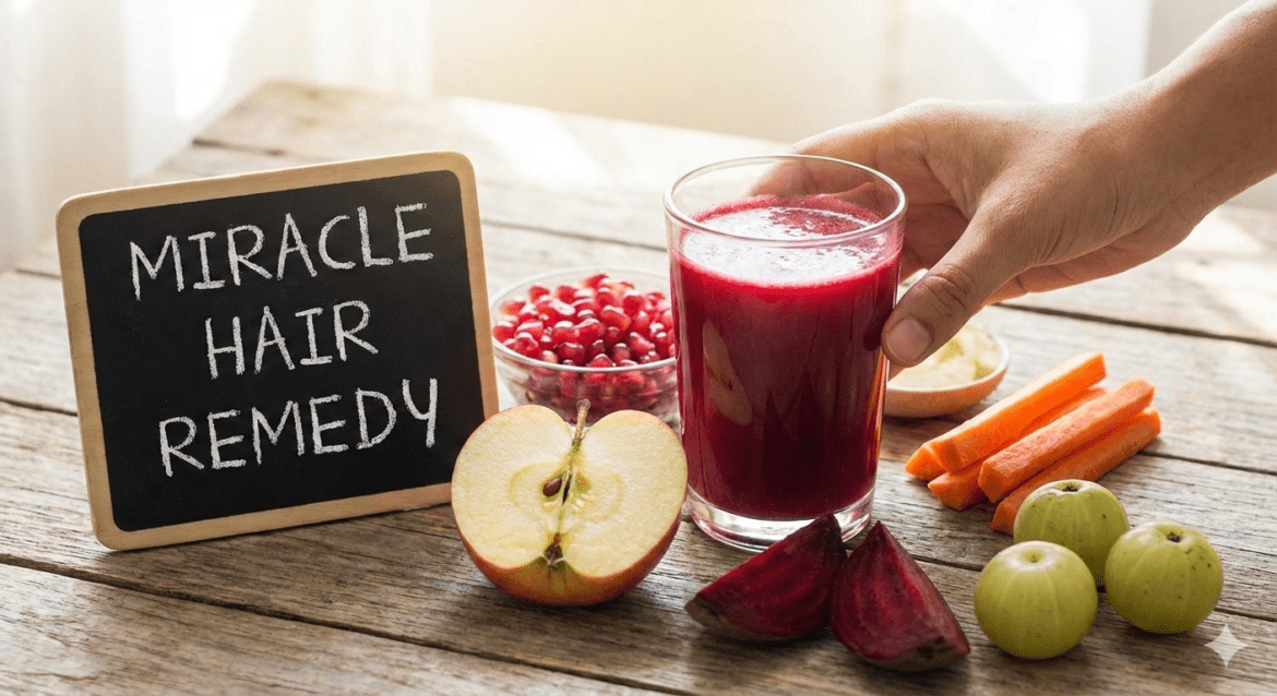 A miracle cure for hair loss, drink this 'magical drink' every morning.