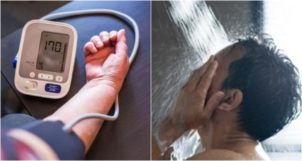 Find out if patients with high blood pressure and diabetes can bathe in cold water during winter.