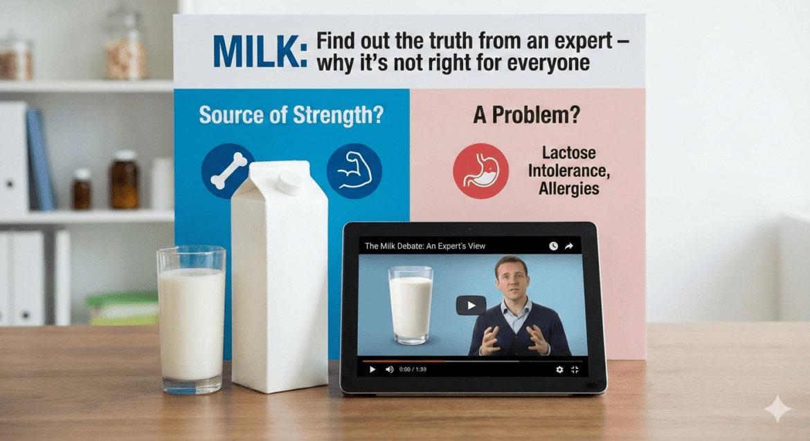 Milk: Source of energy or a problem? Why milk is not right for everyone – learn the truth from an expert.