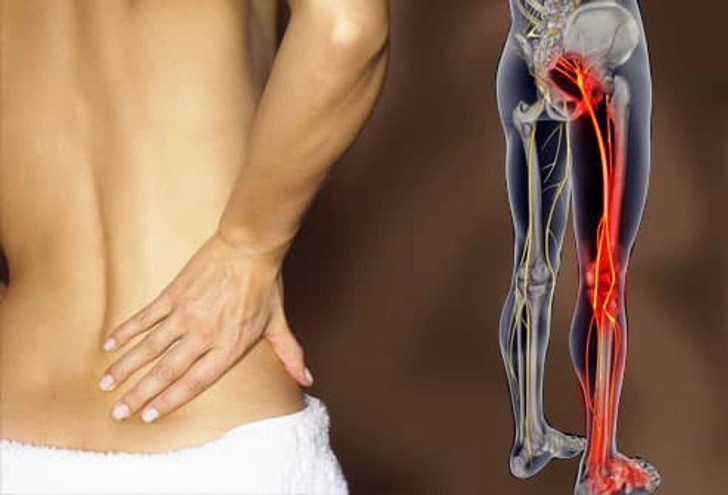 Continuous pain from the waist to the feet is not normal; it is a symptom of a disease.
