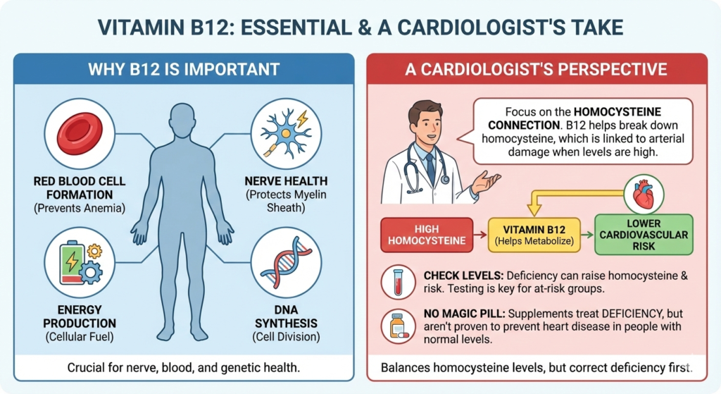 ভিটামিন b12 কেন গুরুত্বপূর্ণ, একজন হৃদরোগ বিশেষজ্ঞ কি বলছেন? জেনে নিন