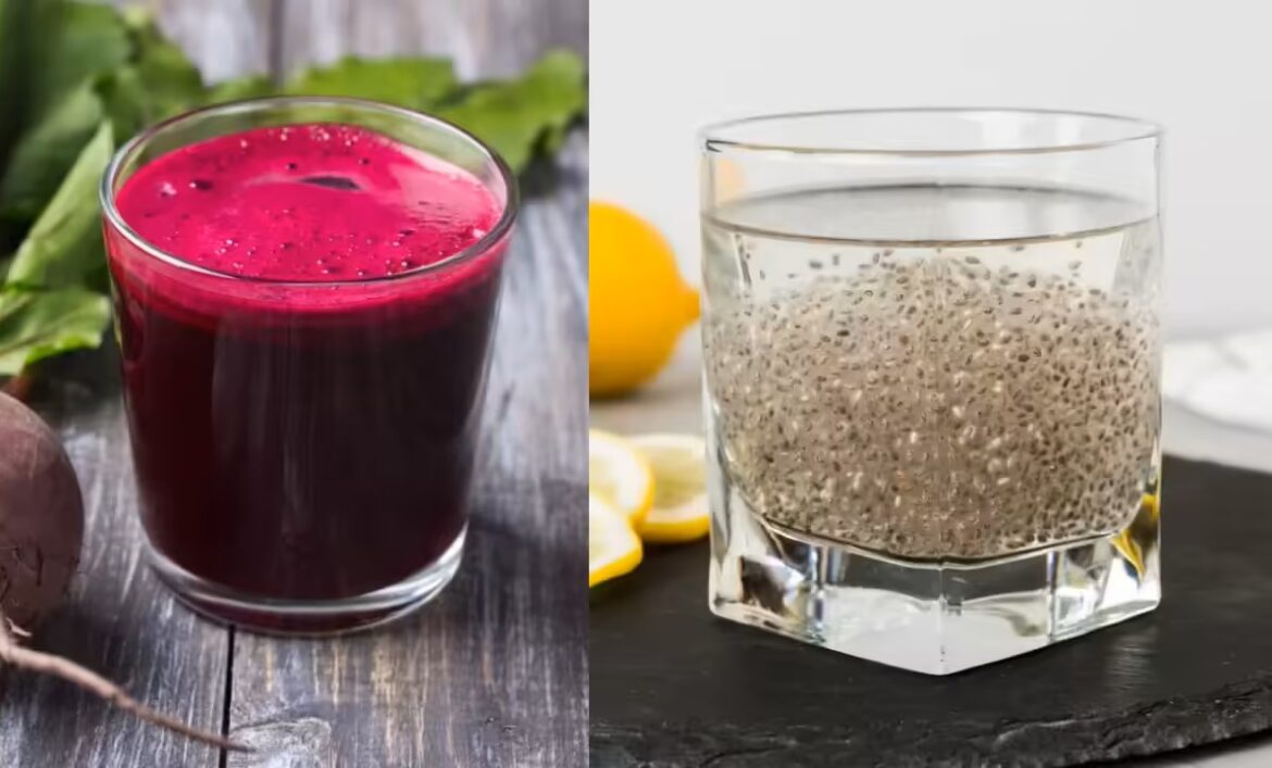 Consuming chia seeds and beetroot juice offers amazing benefits.