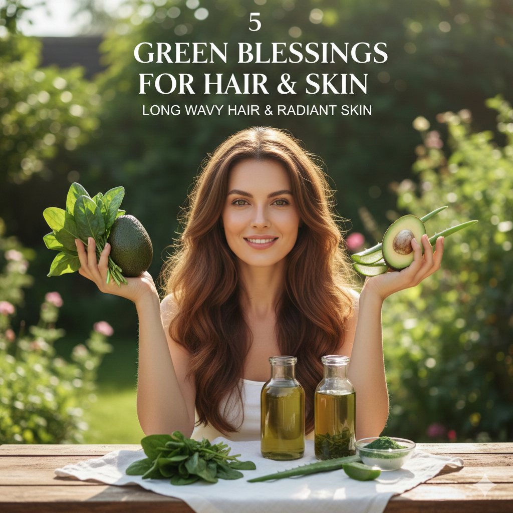 লম্বা, ঢেউ খেলানো চুল এবং উজ্জ্বল ত্বক… ৫টি সবুজ জিনিস যা চুল ও ত্বক উভয়ের জন্যই আশীর্বাদস্বরূপ!