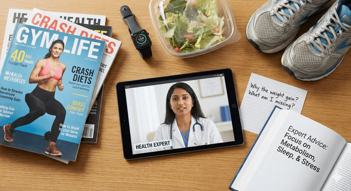 Hours of exercise at the gym, crash diets, daily walks—yet the weight keeps increasing. Learn what health experts advise.