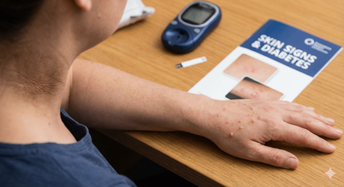 Do not ignore these skin symptoms; they could be signs of diabetes.