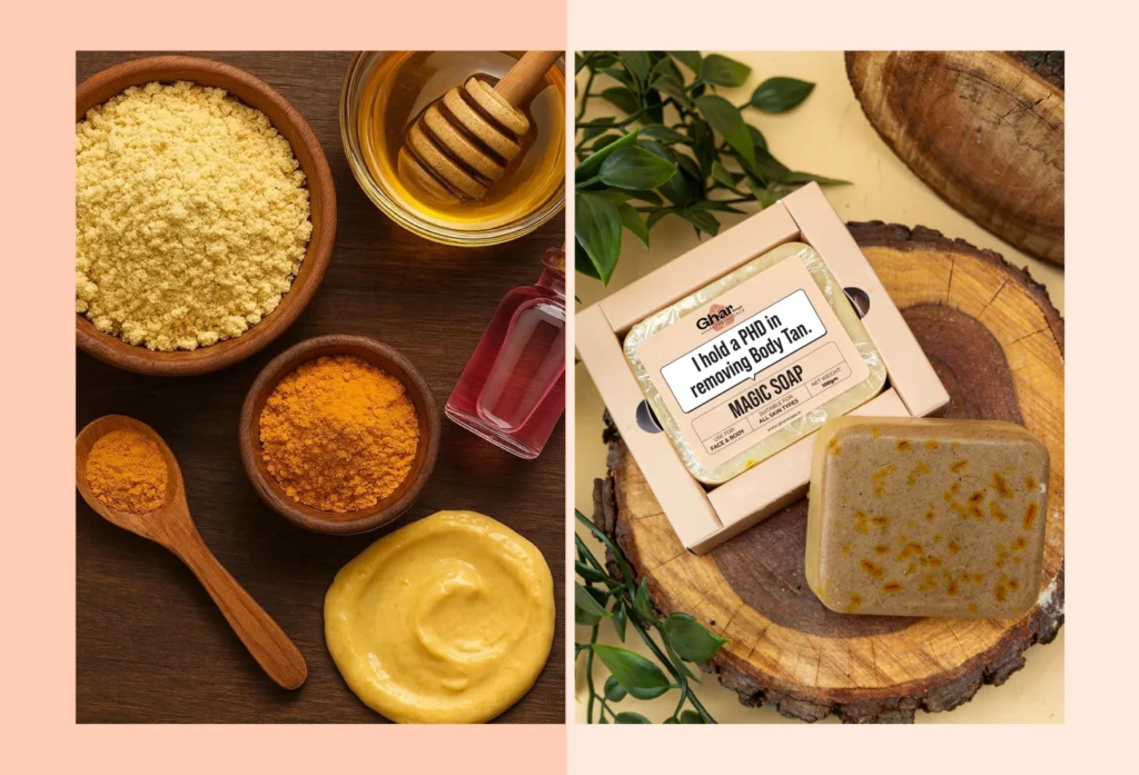 আপনার ত্বকের রঙ উজ্জ্বল করুন এবং নরম করুন… মাত্র তিনটি উপাদান দিয়ে ট্যান-রিমুভাল সাবান তৈরি করুন